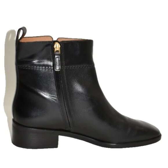 New! Tory Burch Everly Flat Boot Perfect Black 10.5 M DD524 SN 137752 - Picture 4 of 6